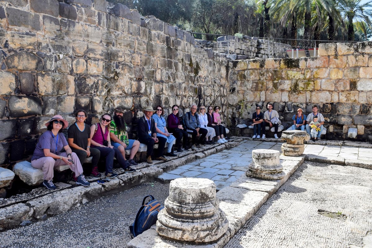 Day 1, Roman toilets at Beth-shean, Scythopolis